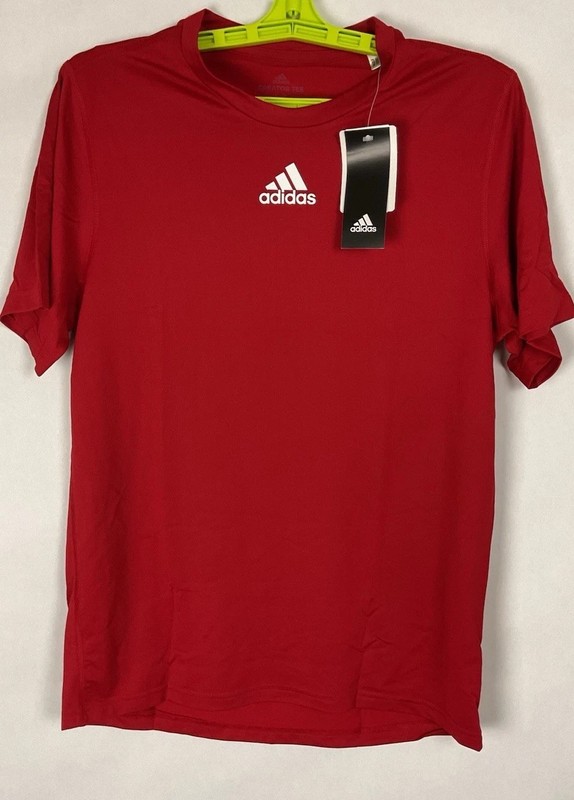 Adidas Mens Tshirt Creator Short Sleeve Red Gym Running Sz Small New gallery