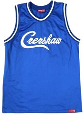 The Marathon Clothing Nipsey Hussle Crenshaw 07 Blue Tank Style Jersey Size L