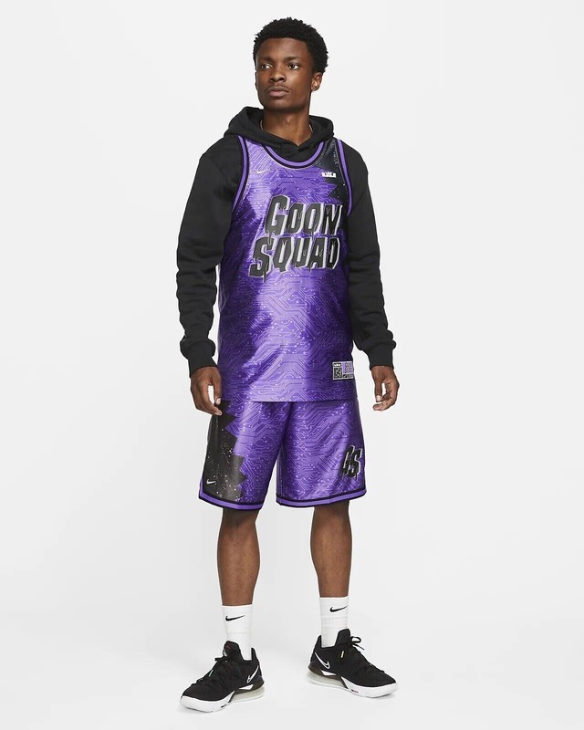 Men’s Medium - Nike LeBron Space Jam Goon Squad Basketball Jersey DJ3872-560 gallery