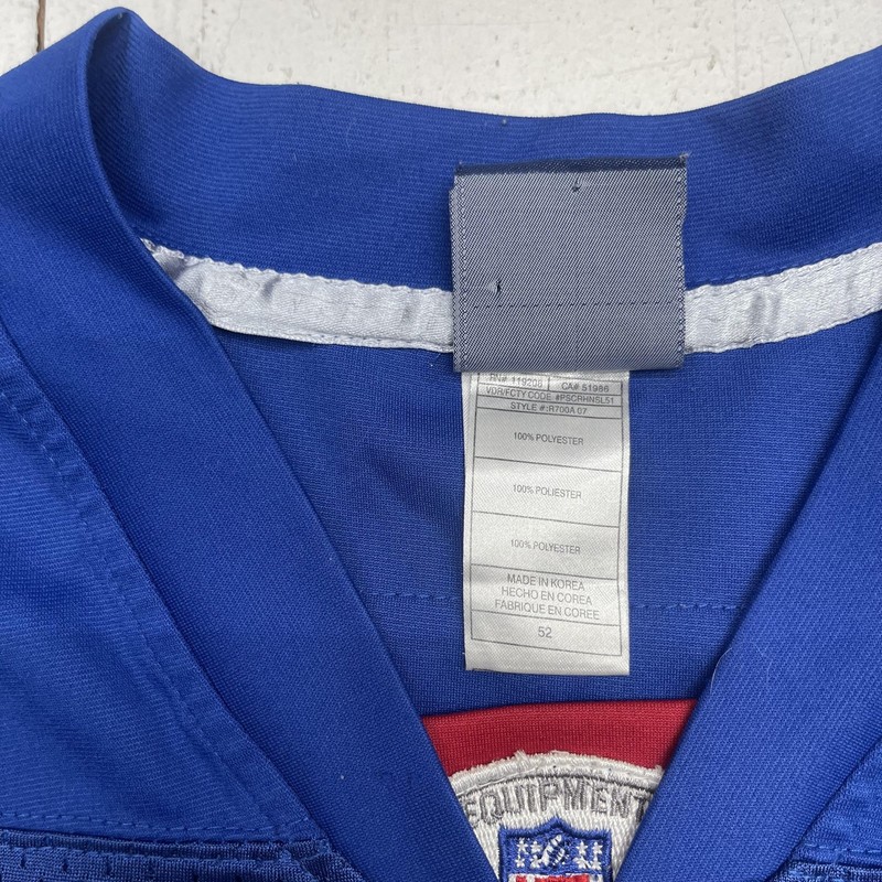 New York Giants Football Jersey Mens 52 Blue NFL Brandon Jacobs 27 Reebok RBK gallery
