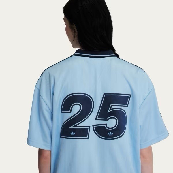 AUTHENTIC Adidas x Oasis Live 25 Tour - Jacquard Sky blue Jersey Size Large gallery