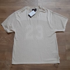 NWT! Nike Air Jordan Men’s Large Jersey Knit Top #23 Legend Light Brown/Sail
