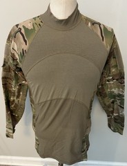 US Army Combat Shirt Camo Military Tactical Flame Resistant FR USA Size Small