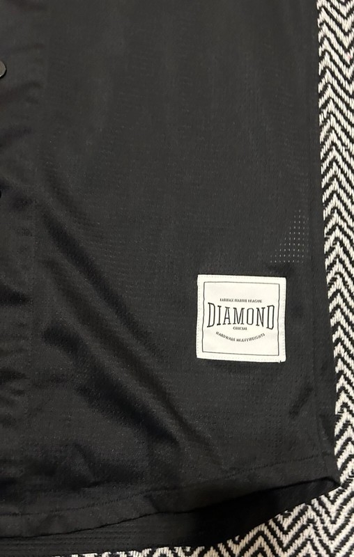 LOT: 2 Small Diamond Supply Co Baseball Jerseys +free blemished Football jersey gallery