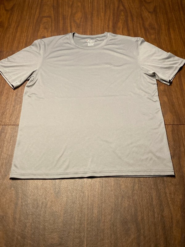 (4) Champion Double Dry Tee - L - Green - Red - Maroon - Gray gallery