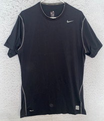 Nike Pro Team Shirt Mens XL Black Nike-Fit Athletic Workout Performance GYM