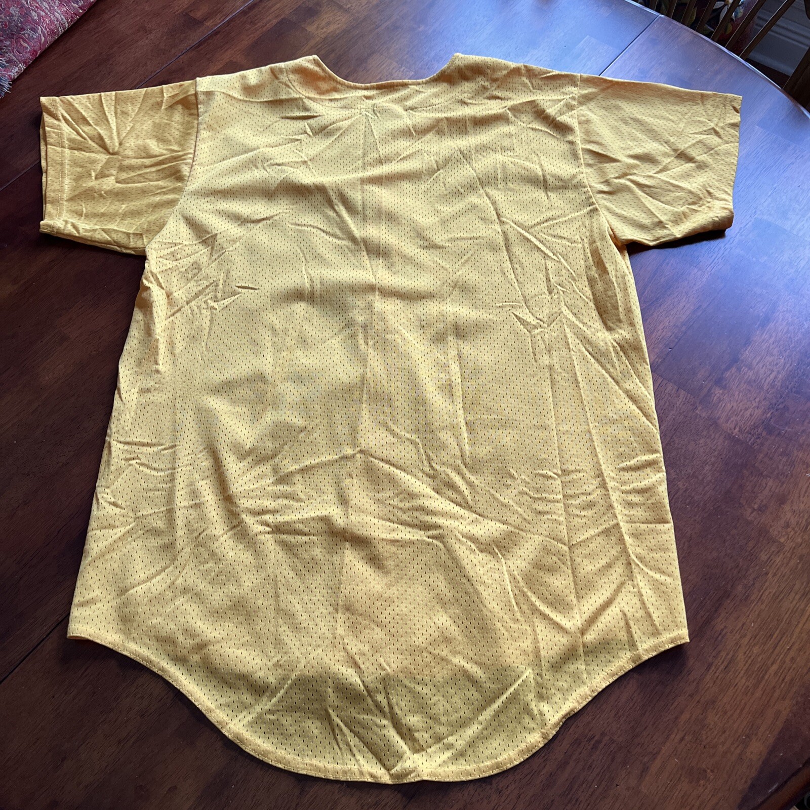 High Five Sportswear Plain Yellow Mesh Practice Jersey UNSIZED read gallery