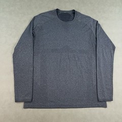 Lululemon Metal Vent Tech Long Sleeve Heathered Dark Gray Men’s Size Medium