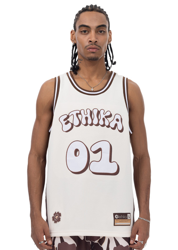 Ethika Island League Men's Basketball Jersey Tank Top - Size Small gallery