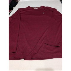 SB Tech Athletic Long Sleeve Shirt – Burgundy Big And Tall Athletic