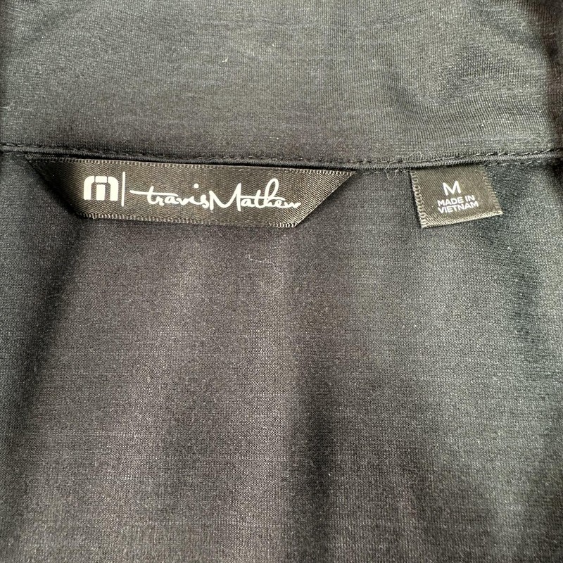 TravisMathew Pullover Mens Medium Gray 1/4 Zip Stretch Golf Long Sleeve Top Prep gallery