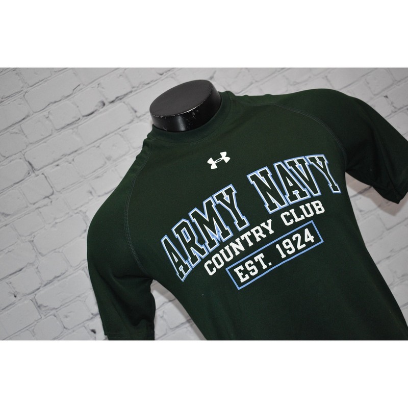 Under Armour Tee Shirt Mens Size Small Performance Army Navy Country Club gallery