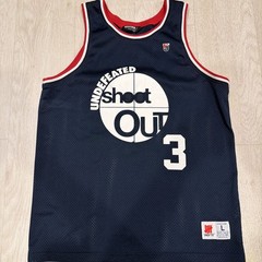 UNDEFEATED UNDFTD Shoot Out Mens Basketball Jersey #3 Practice Mesh Size Large