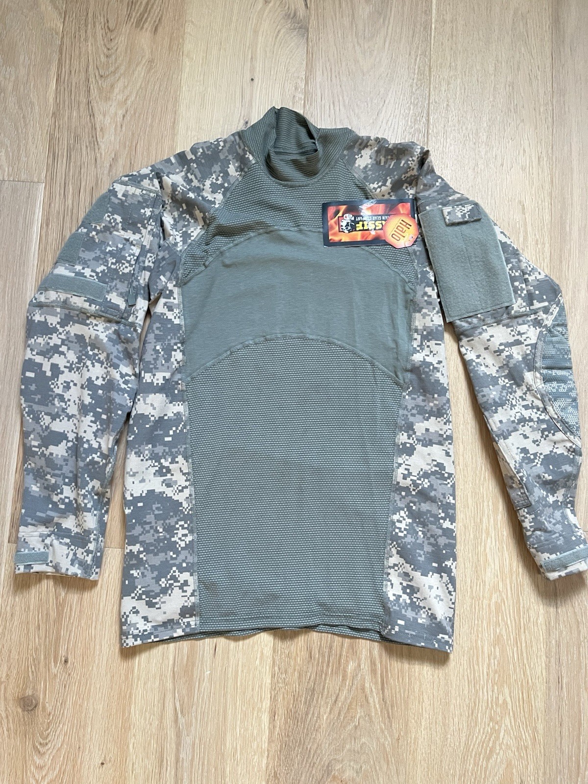 NWT Massif US Army Combat Shirt ACS Men M Large Flame Resistant ACU Digital Camo gallery
