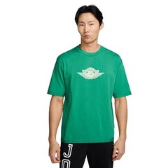 Nike Jordan Rare Air Distressed Logo T-Shirt Stadium Green Sz Medium IB3130-324