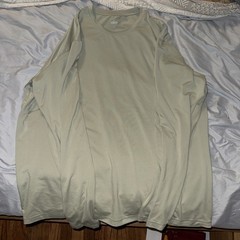 alo Men’s 2xl Long Sleeve Shirt Light Green