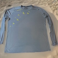 Rare Patagonia Hui Nalu Hawaii Flying Birds L/S Rash Guard Swim Shirt 2XL Vtg.