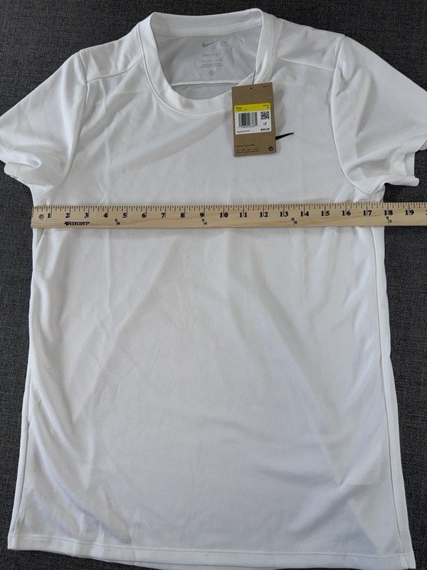 Nike Dri-FIT Tennis Shirt Men’s Size Small White Athletic Performance Tee NWT gallery