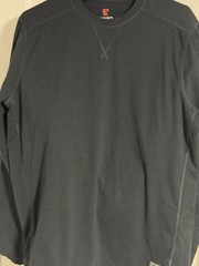 Rugged Elements M Long Sleeve charcoal Gray Athletic Shirt Mens Durable Utility