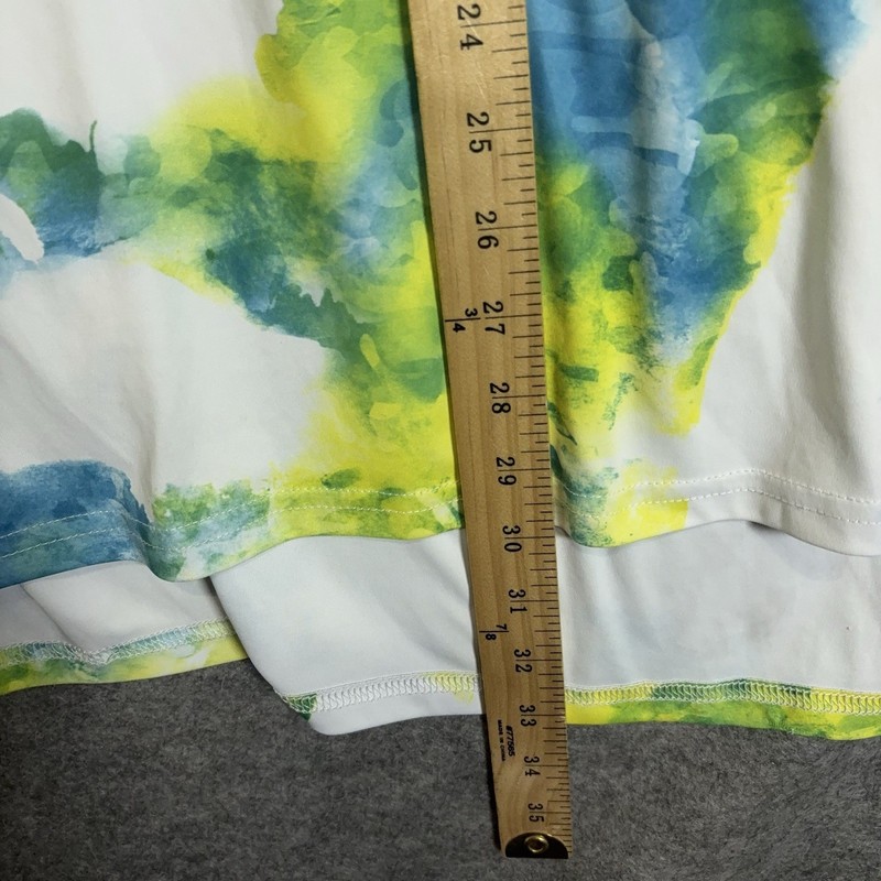GILLZ Fishing Shirt Mens XL Blue Yellow Tie Dye Performance Lightweight Logo gallery
