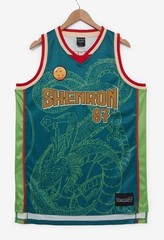 Dragon Ball Z Shenron Basketball Jersey DBZ 07 Green Red BoxLunch size Small