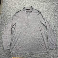 Travis Mathew Crestview 1/4 Zip Pullover Mens XL Gray Wicking Stretch Golf