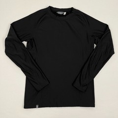 IBEX Sweater Shirt Shirt Mens M Black Merino Wool Woolies 3 Mid Layer Hiking LS