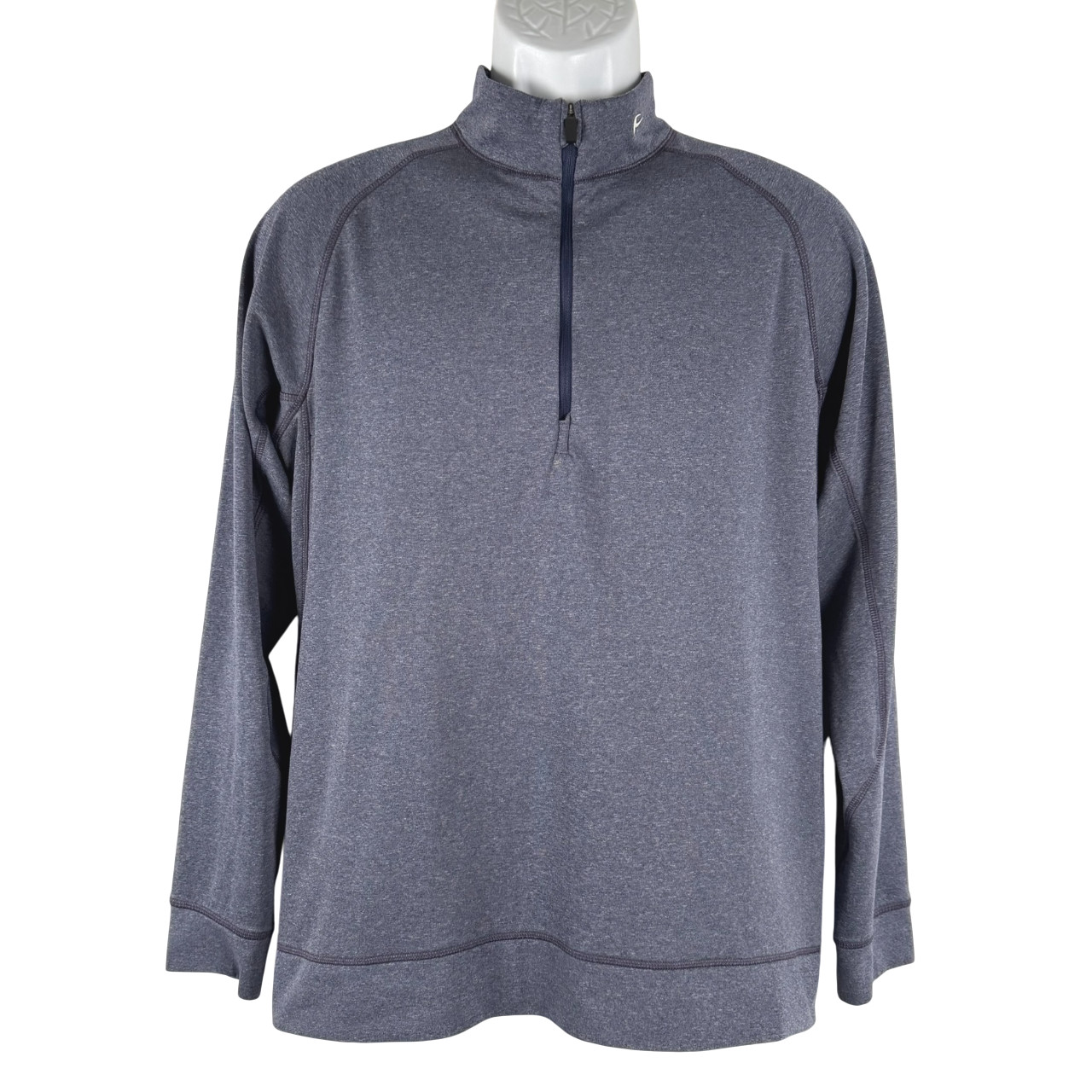 KJUS Keano Half Zip Pullover Mens Medium Blue Long Sleeve Outdoor TP-2950 gallery