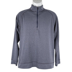 KJUS Keano Half Zip Pullover Mens Medium Blue Long Sleeve Outdoor TP-2950