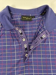 VTG Bobby Jones Mens Large Golf Polo Shirt Purple Golfers 90’s Y2K