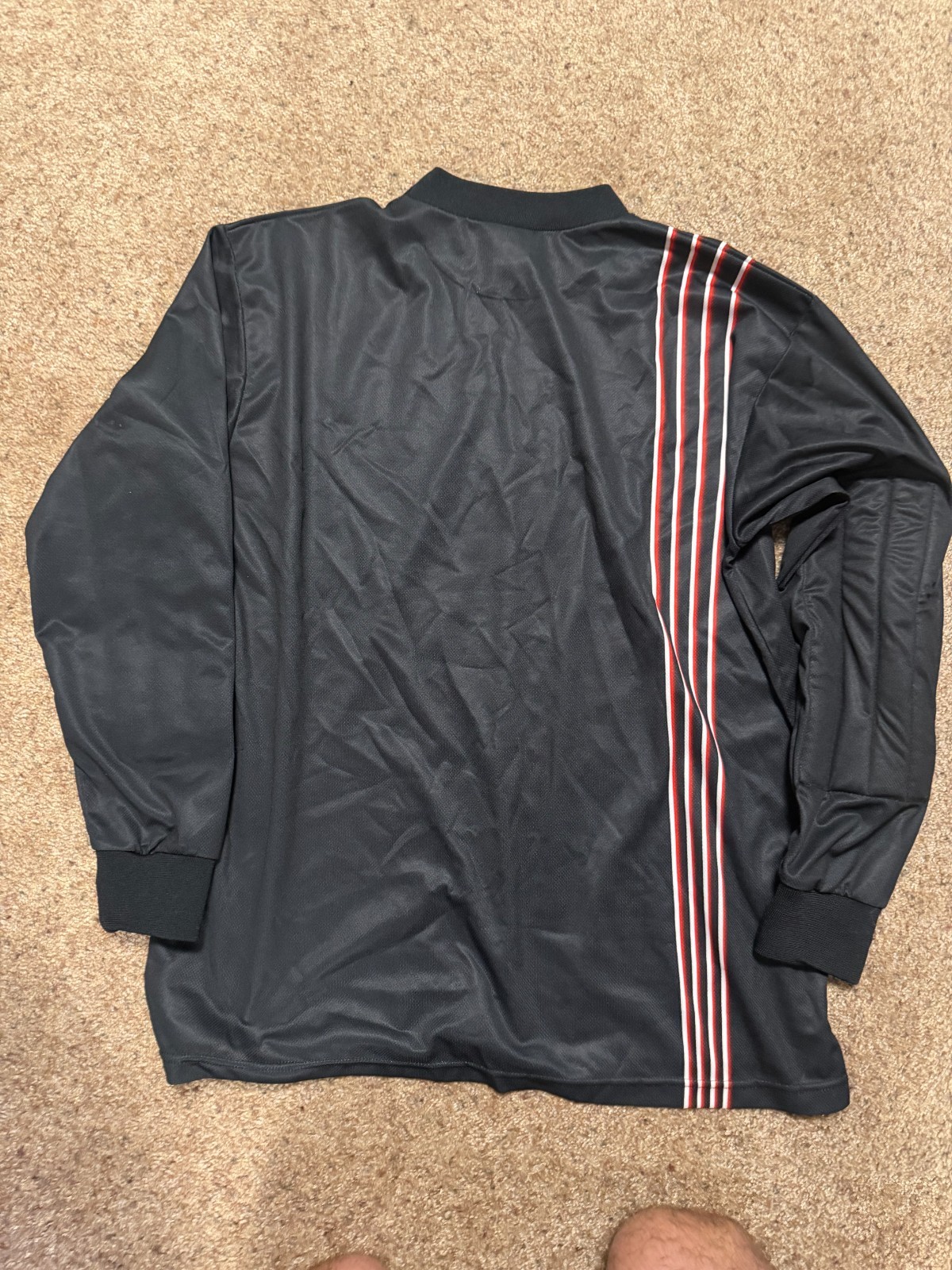 Reusch Padded Goalkeeper Shirt Football Vintage Size Adult Medium gallery