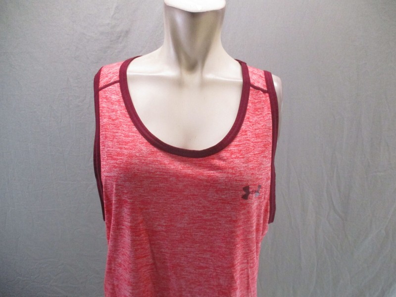 Under Armour HEAT GEAR Size SM Mens Red Temperature Control Athletic Tank 365 gallery