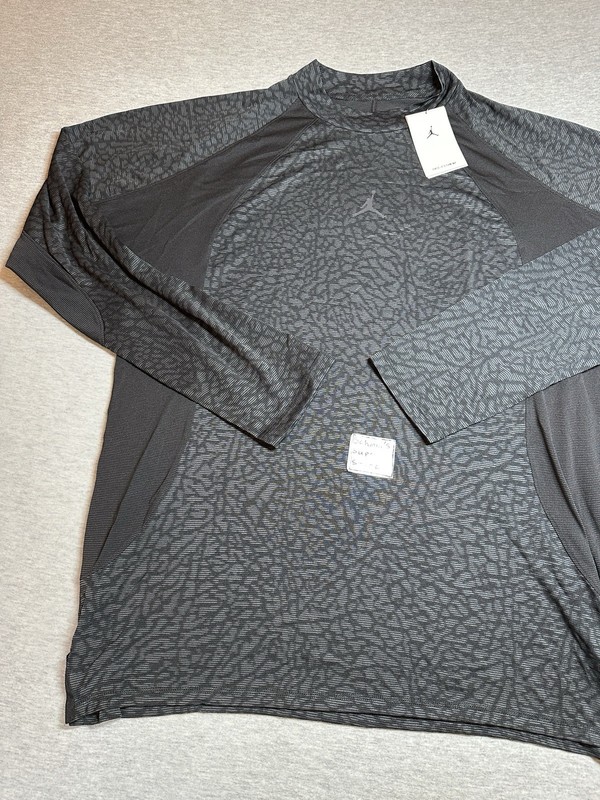 Nike Jordan Dri-Fit ADV LS Shirt Black Cement Elephant FD8123-022 Men’s XL-Tall gallery