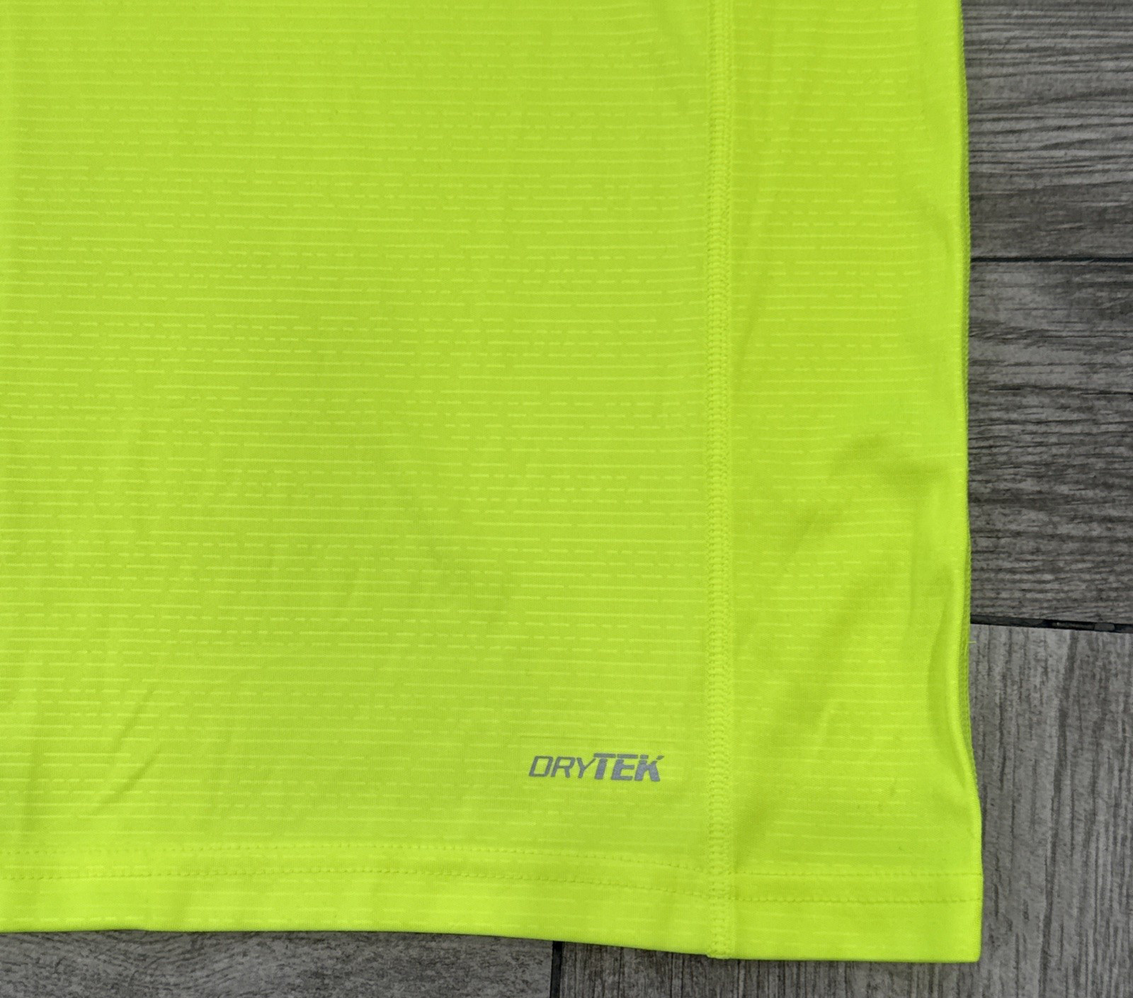 XXL Tek Gear Electric Neon Yellow Short Sleeve Drytek Tee 2017 Performance Shirt gallery