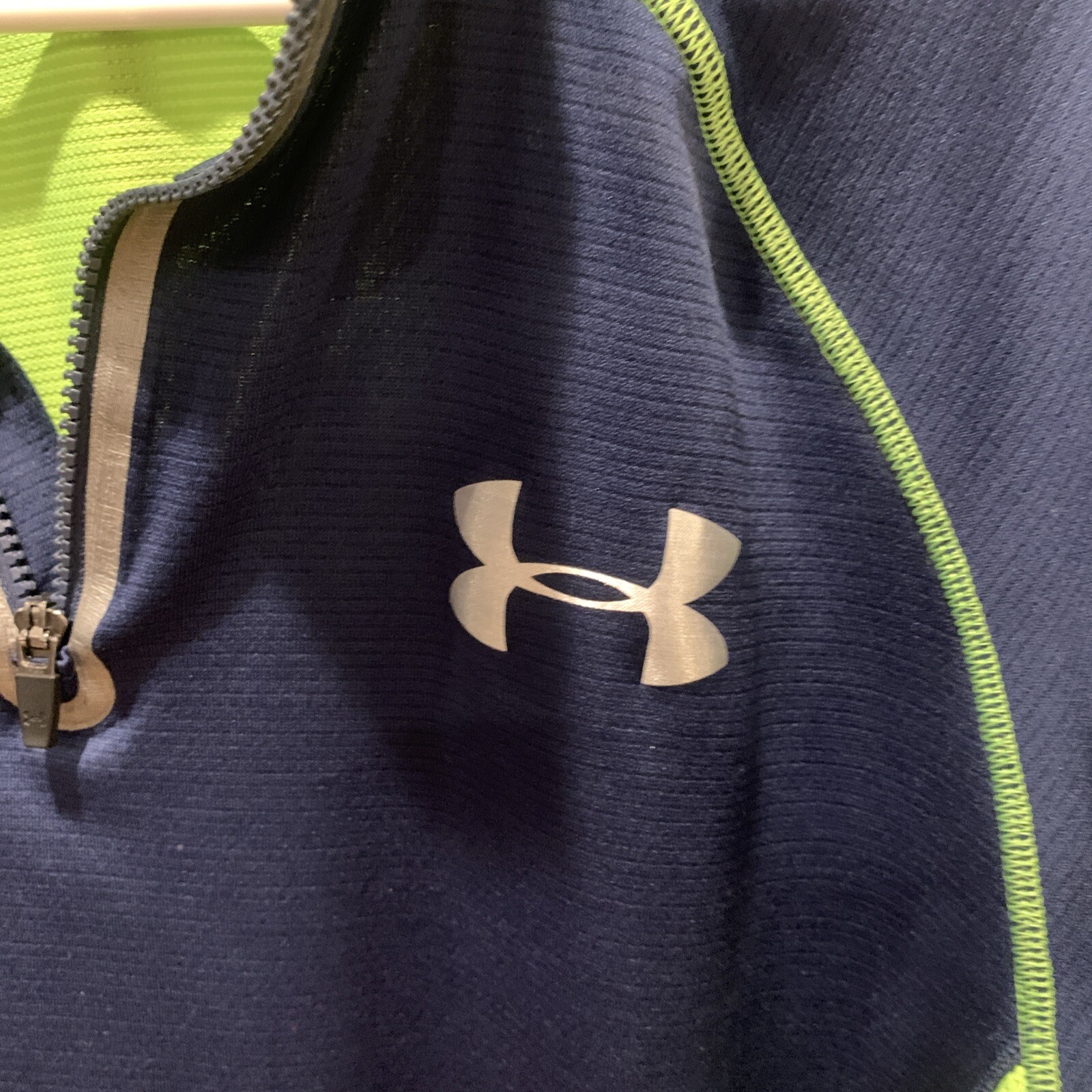 Under Armour T Shirt Qtr Zip All Season Gear. Long Sleeve Men's Large gallery