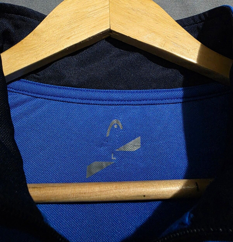 Head Golf Jacket Mens L Harris Strong Blue 1/4 Zip Performance Pullover NEW gallery