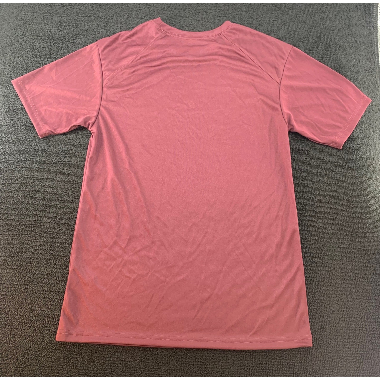 Badger Sport Short Sleeve Athletic T Shirt Burgundy Size S Men's Polyester gallery