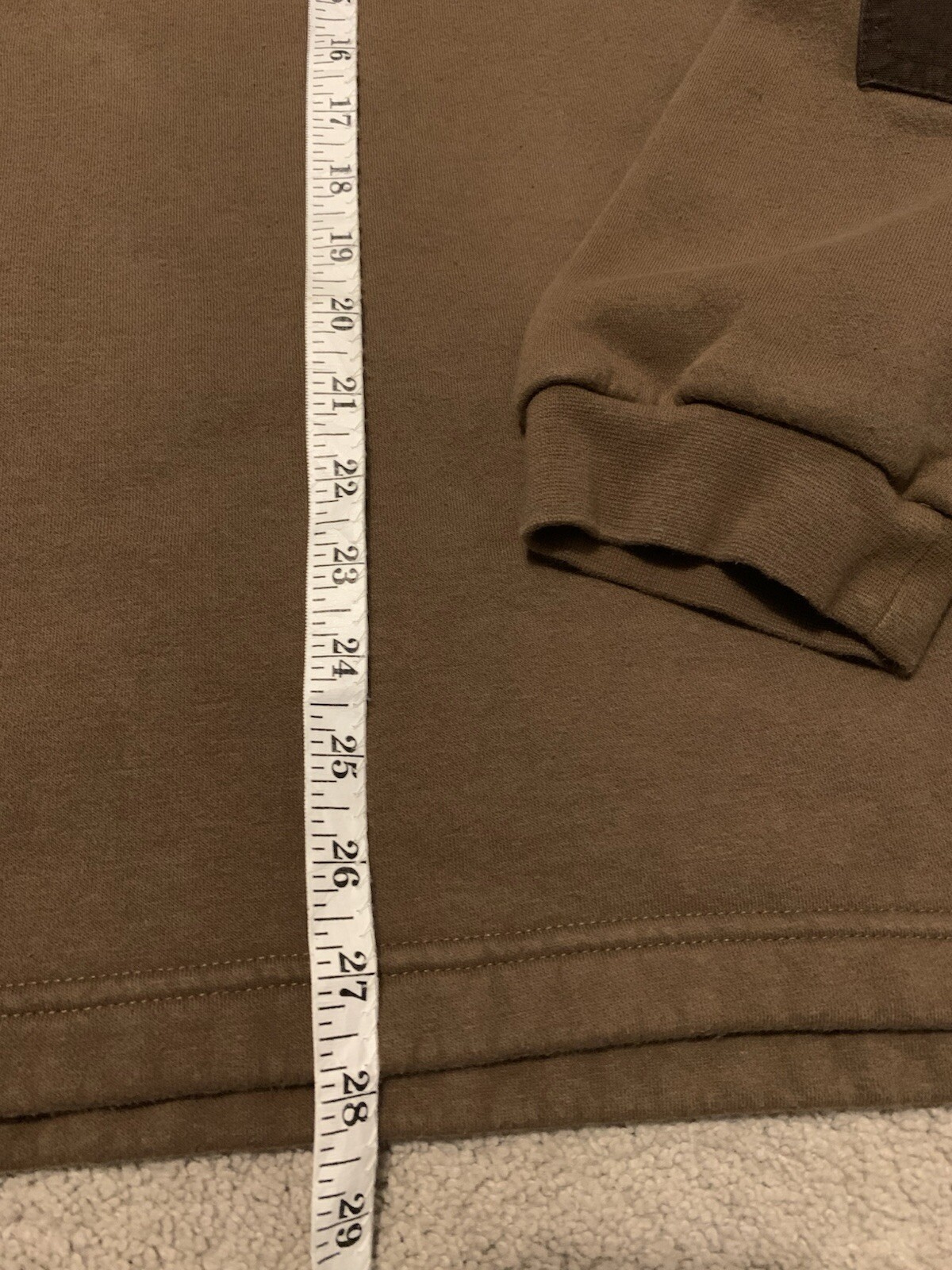 511 Tactical Pullover Brown 1/4 Zip Lightweight Sweater Long Sleeve XL gallery