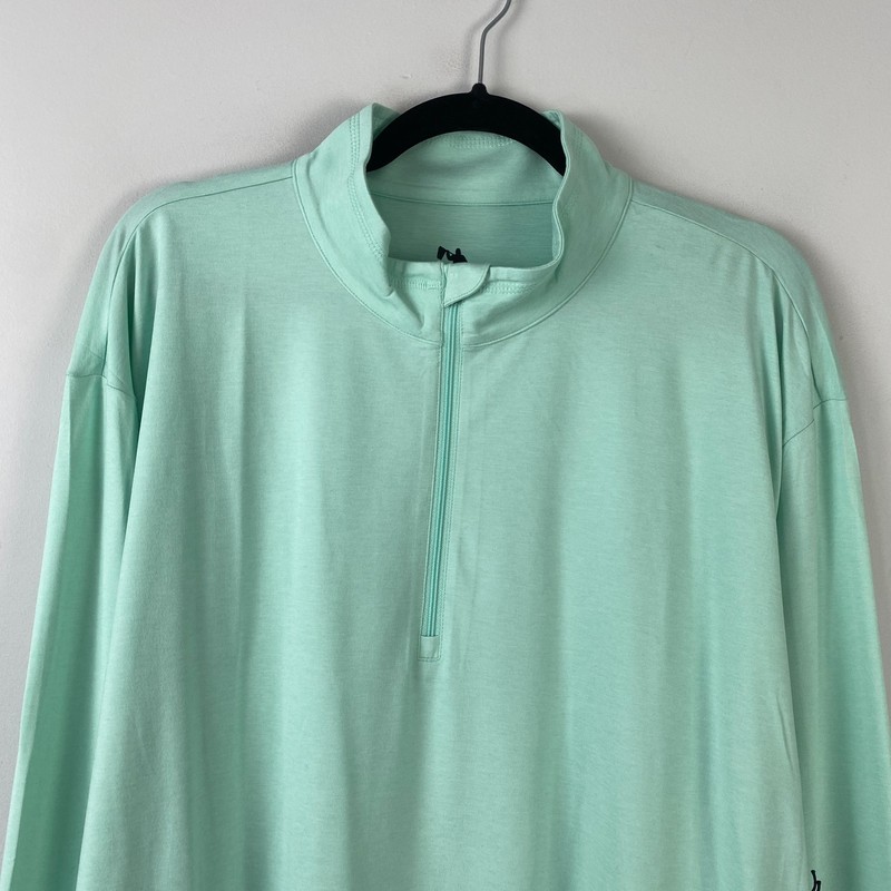 Anderson Ord Golf Hightower 1/4 Zip Pullover Mens XXL Mint Green gallery