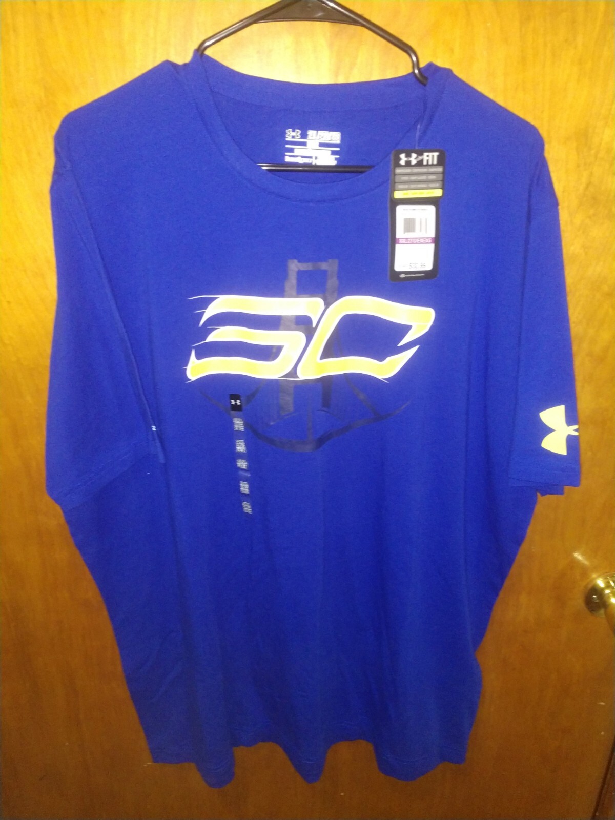 Stephen Curry Blue SC30 Under Armour Men's XXL T Shirt New With Tags gallery