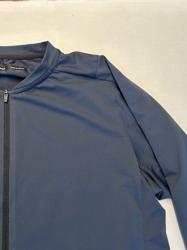 REI CO-OP On The Trail Run 1/2 Zip Blue L/S UPF 50 Semi Fitted Men’s Size Small gallery