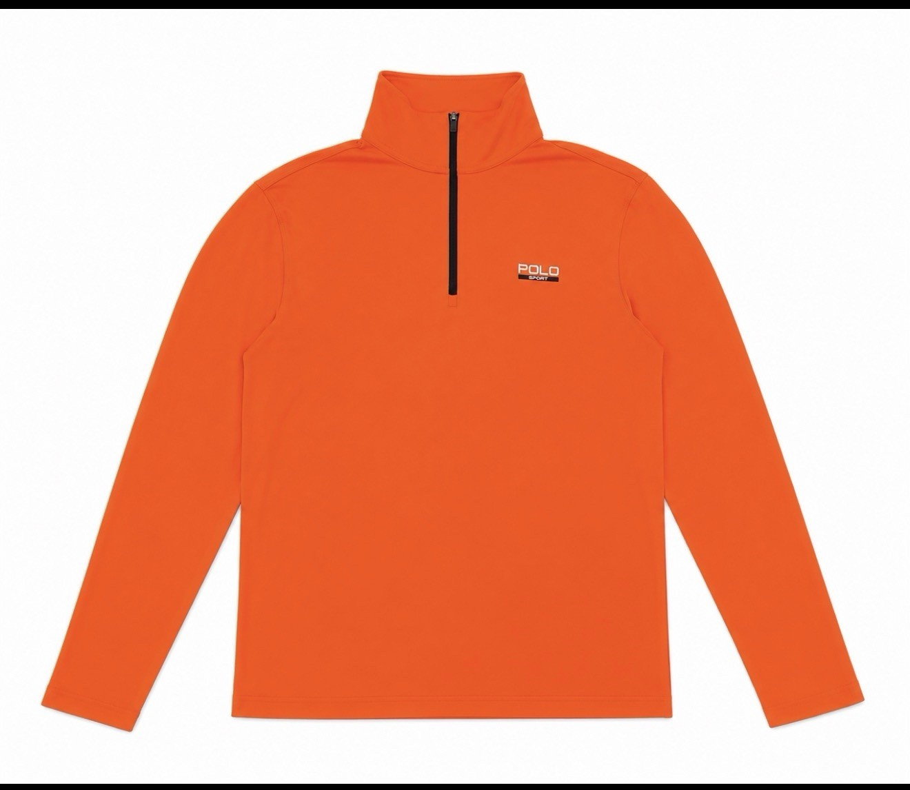 Polo Sport Ralph Lauren Men’s Performance Thermo Vent 1/4 Zip Pullover Orange L gallery