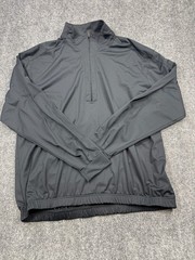 Nike Golf Mens Activewear Top Large Black Solo Swoosh Athleisure Quarter Zip