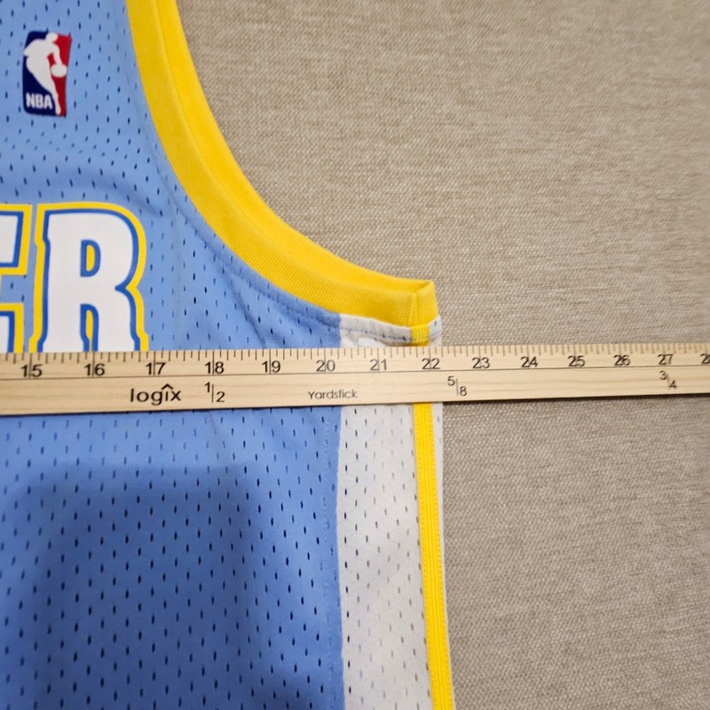 Mitchell & Ness Denver Nuggets Jersey Carmelo Anthony 15 Blue HWC Swingman * gallery