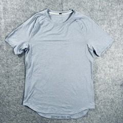 Lululemon Shirt Mens Small Light Blue Drysense License To Train Gym Training