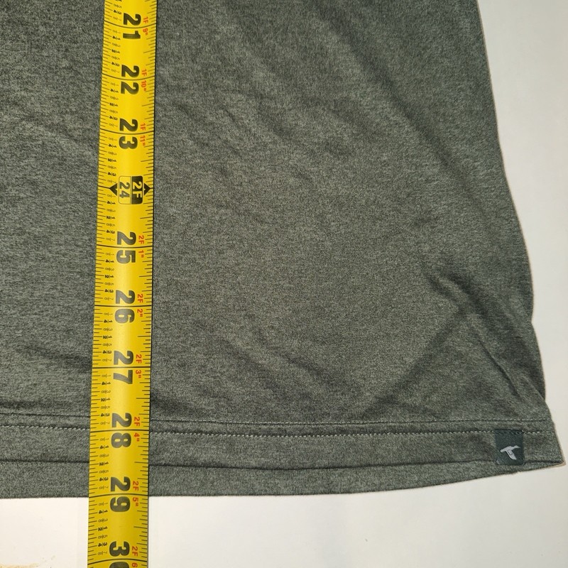 GenTeal Men's Heathered Performance T-Shirt Green Short Sleeve Size XL Preppy gallery