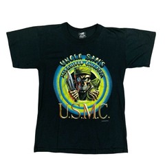 Vtg 1990 Uncle Sam’s Misguided Children US Marine Corps Single Stitch T Shirt M