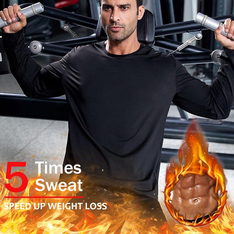 Men Sauna Vest Slimming Suit Sweating Tank Top Neoprene Weight Loss Body Shaper gallery