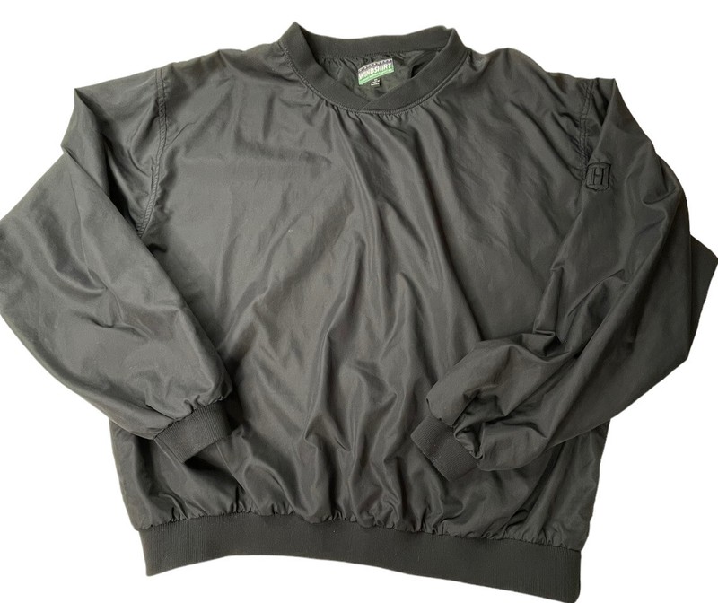 Highlander Windshirt Men's XL Black Golf Windbreaker gallery