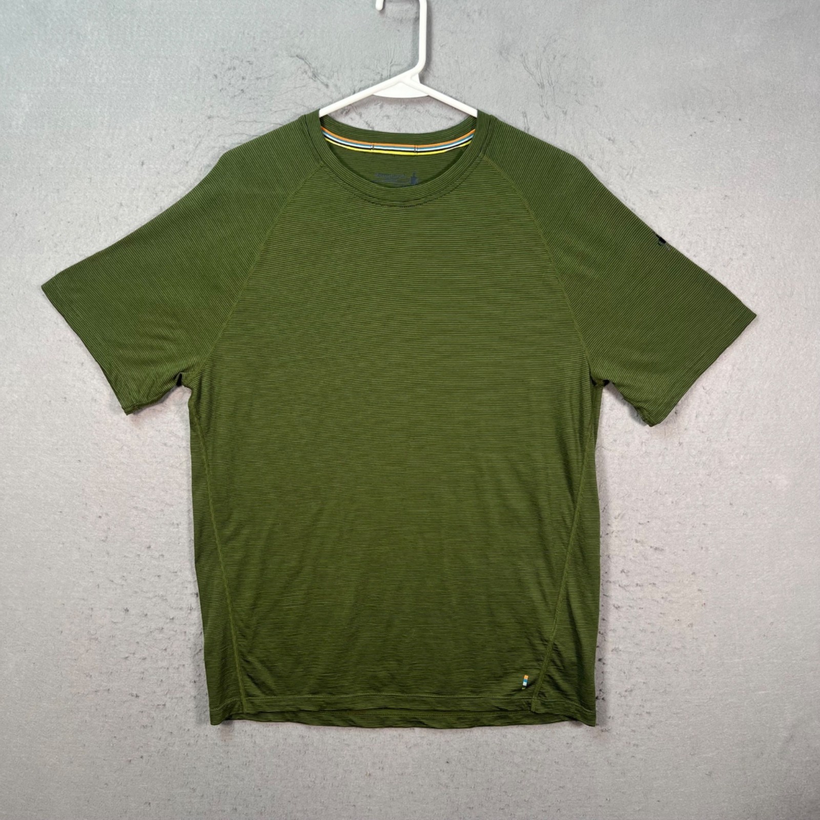 Smartwool Mens Size Medium Green Merino Wool Blend Base Layer T-Shirt gallery